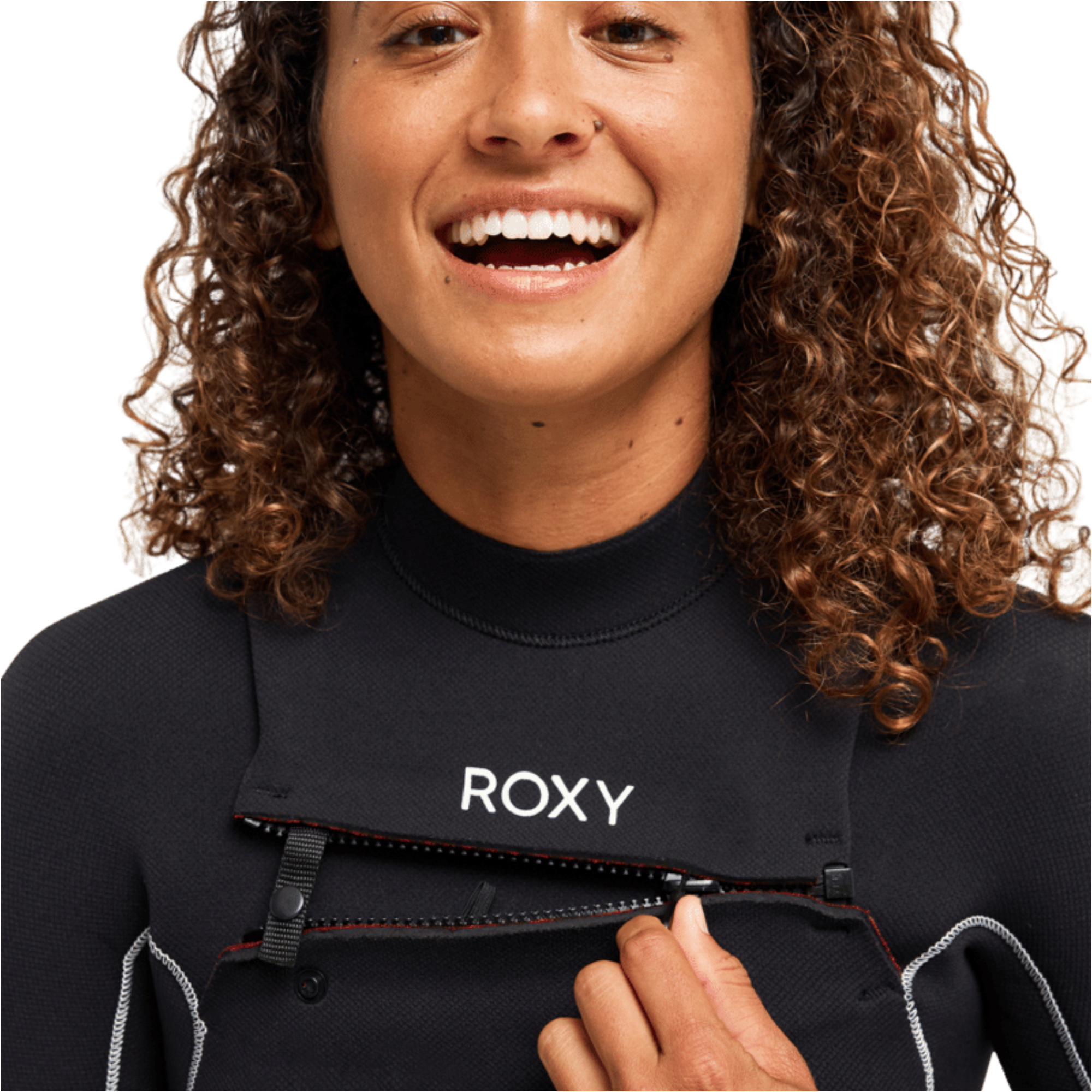 2026 Roxy Dame Elite Xtra Stretch 4/3mm Chest Zip Våddragt 26BW213504 - Black
